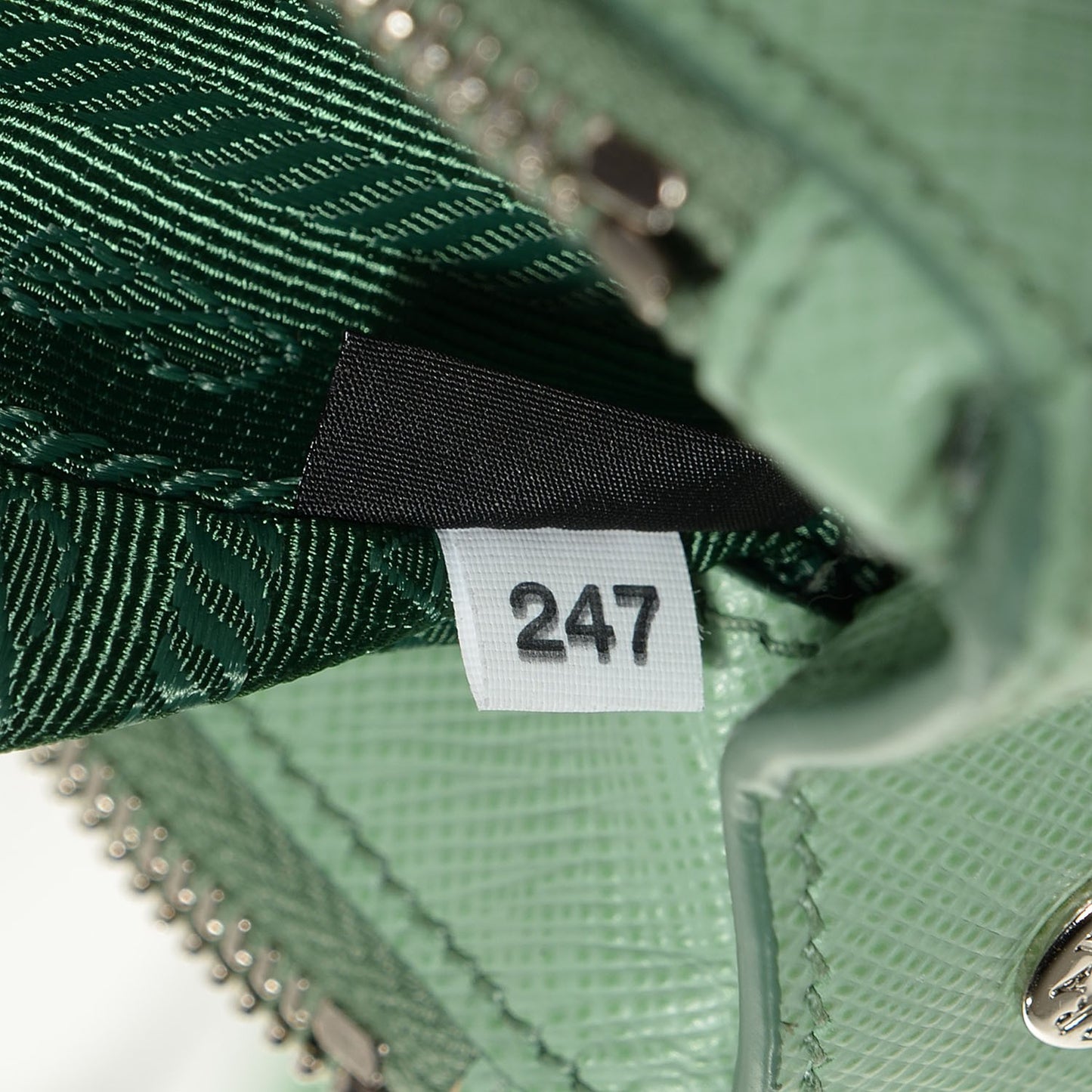 Saffiano Lux Mini Galleria Double Zip Tote Acquamarina