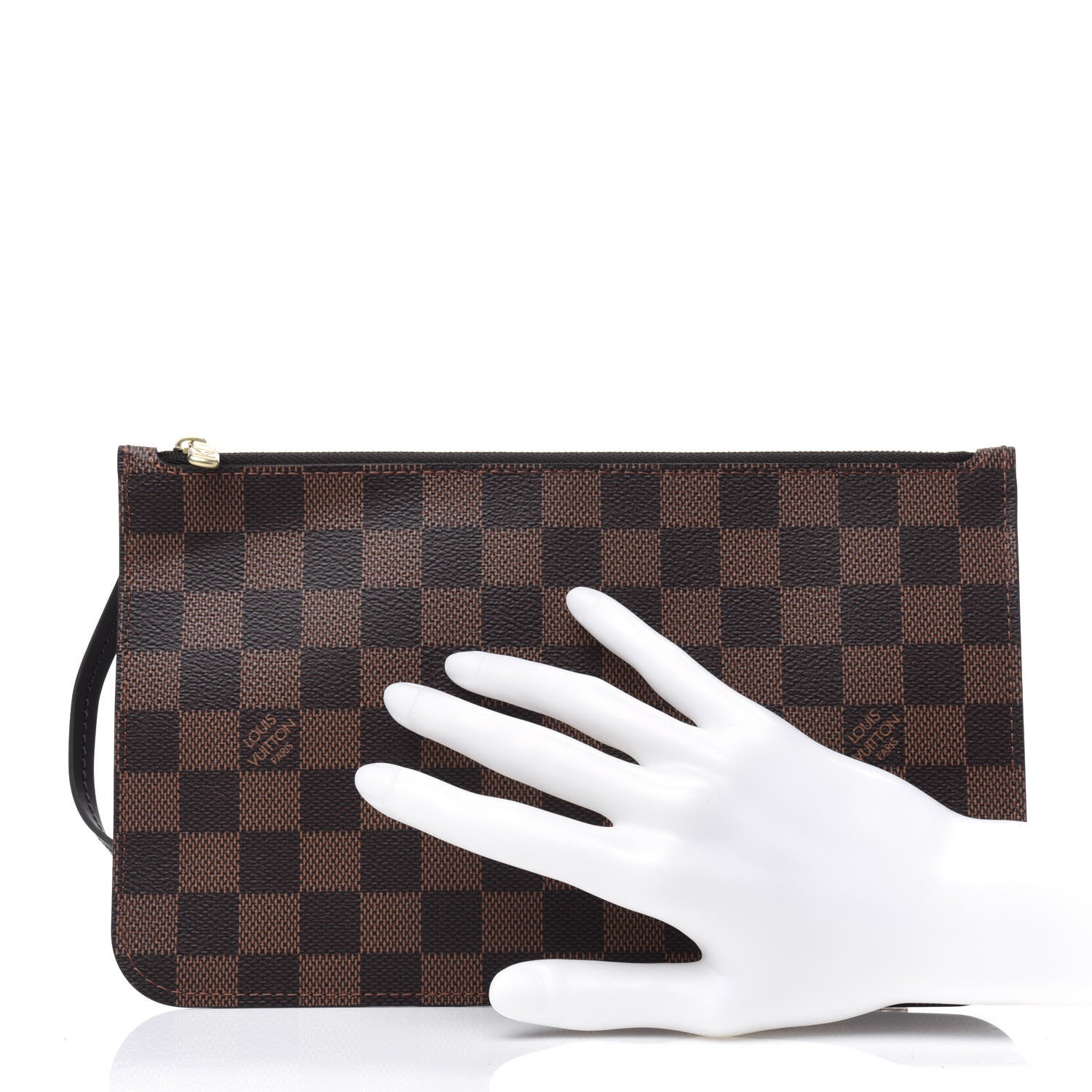 Louis Vuitton Damier Ebene Neverfull MM GM Pochette 2 of 7