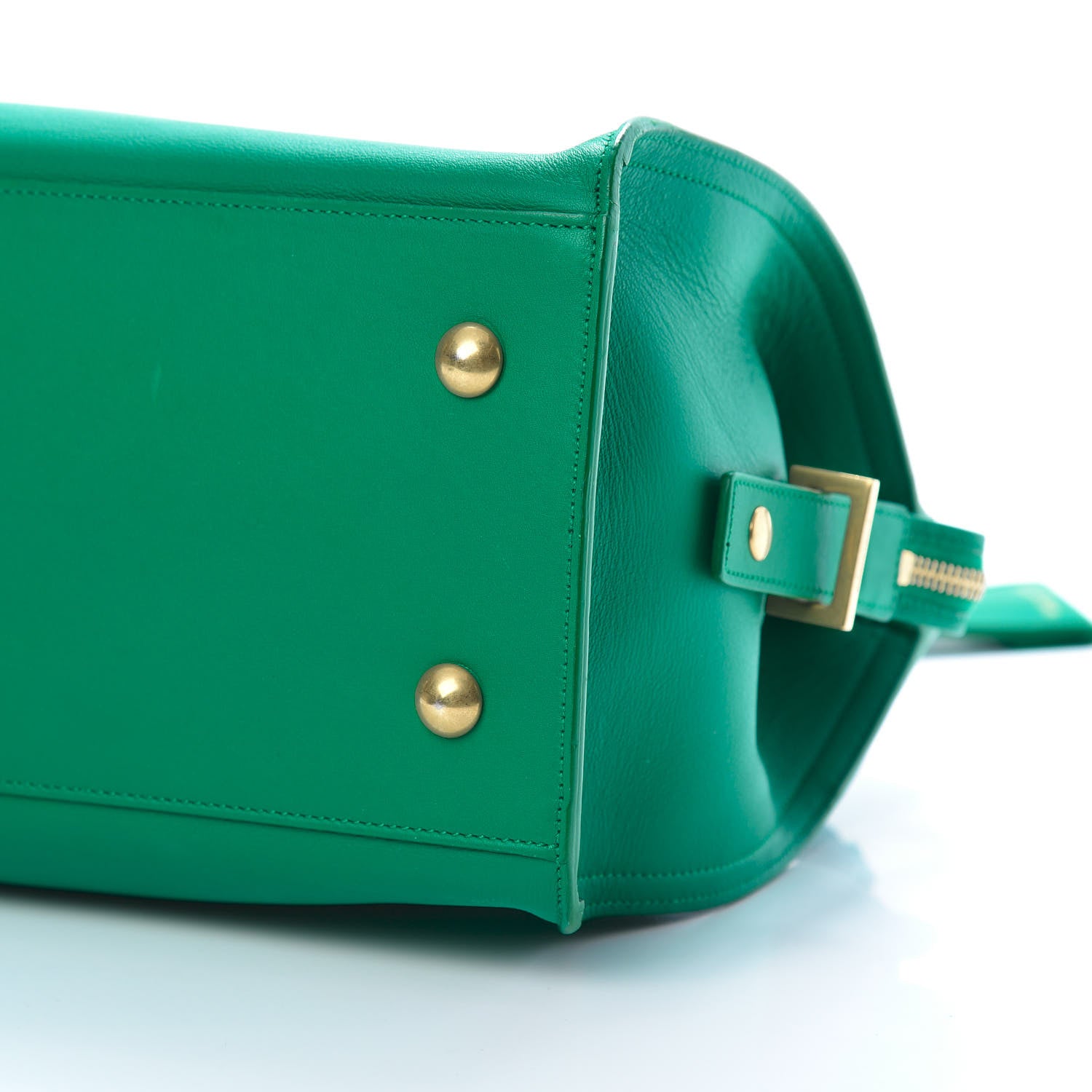 Saint Laurent Calfskin Small Classic Y Cabas Green 9 of 12