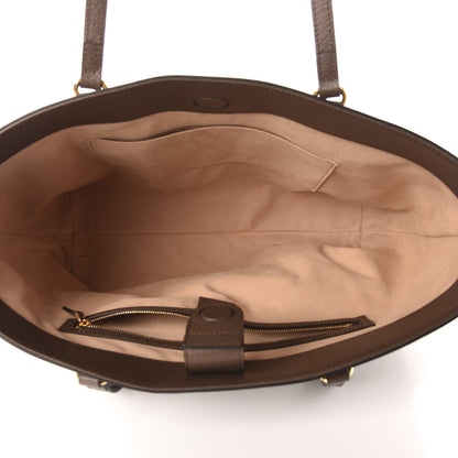 Gucci GG Supreme Monogram Medium Ophidia Shopping Tote Brown 5 of 11