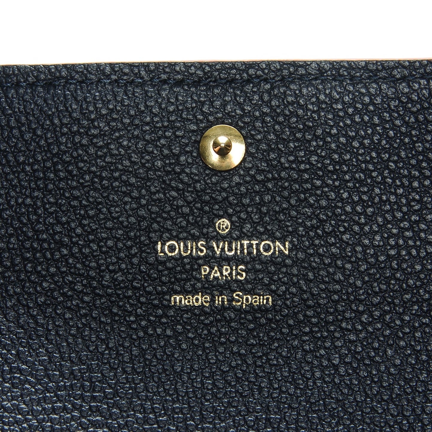 Empreinte Pont-Neuf Wallet Marine Rouge