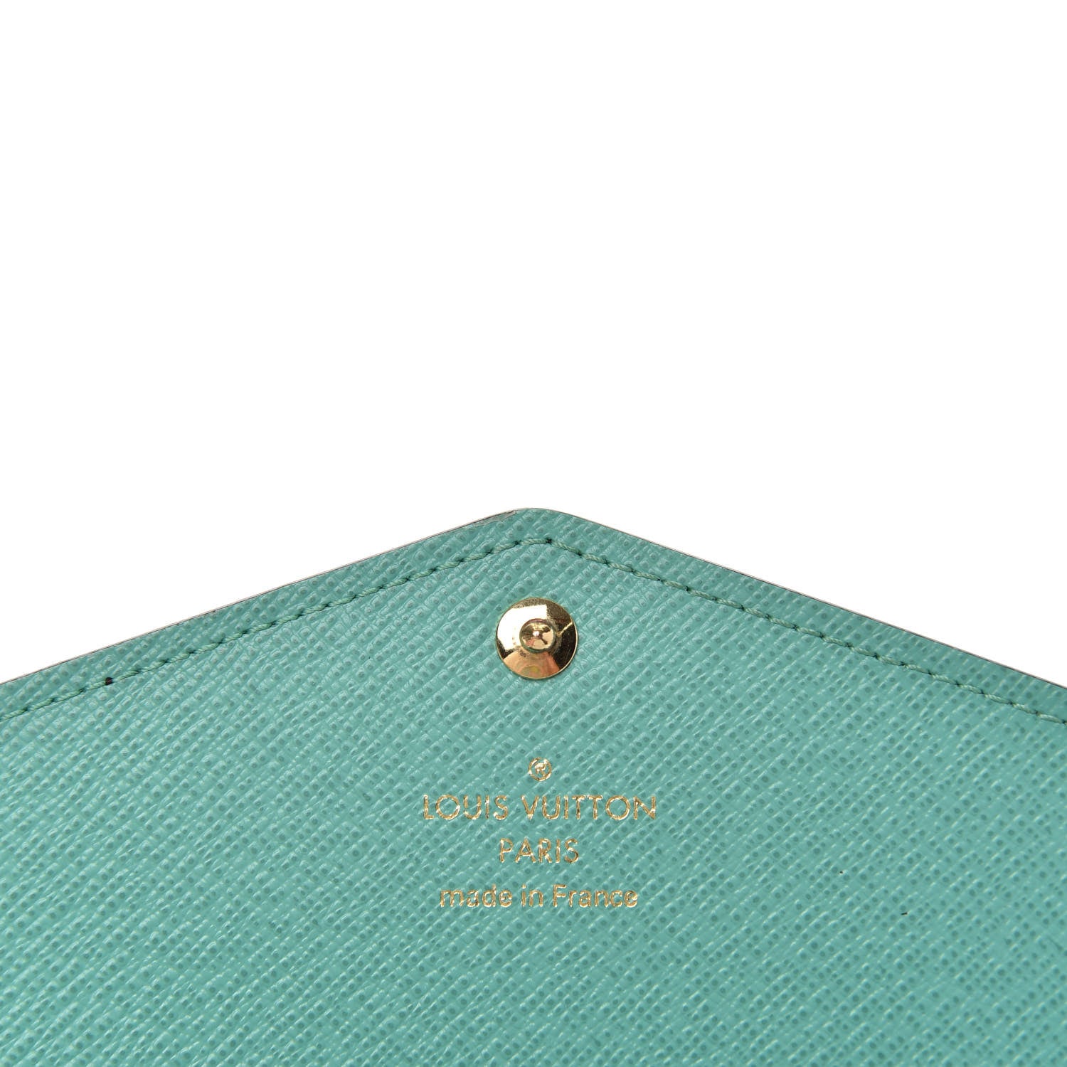 Louis Vuitton Monogram My LV Heritage Sarah Wallet NM Bleu Clair Vert Clair 6 of 6