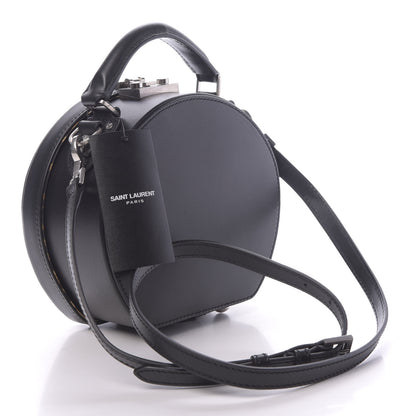 Saint Laurent Calfskin Small Mica Hat Box Black 3 of 10