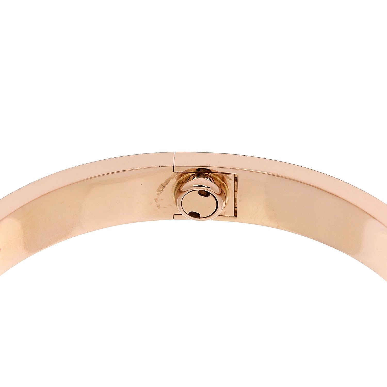 Cartier 18K Pink Gold 4 Diamond LOVE Bracelet 16 8 of 9
