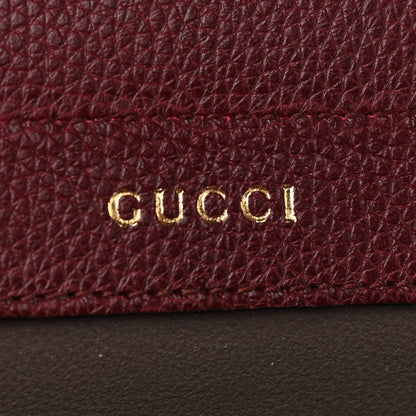 Gucci Grainy Calfskin Medium Zumi Top Handle Bag Vintage Bordeaux 8 of 11