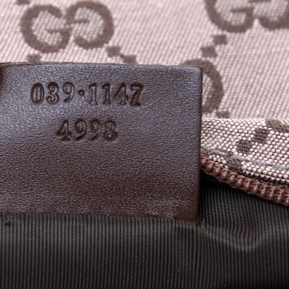 Gucci Monogram GG Pochette Shoulder Bag Brown 9 of 9
