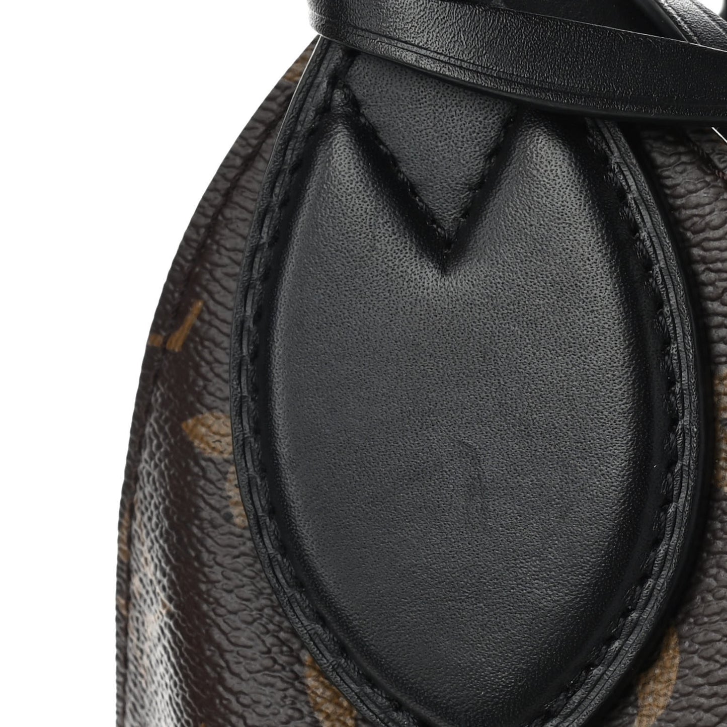 Monogram Flower Hobo Black