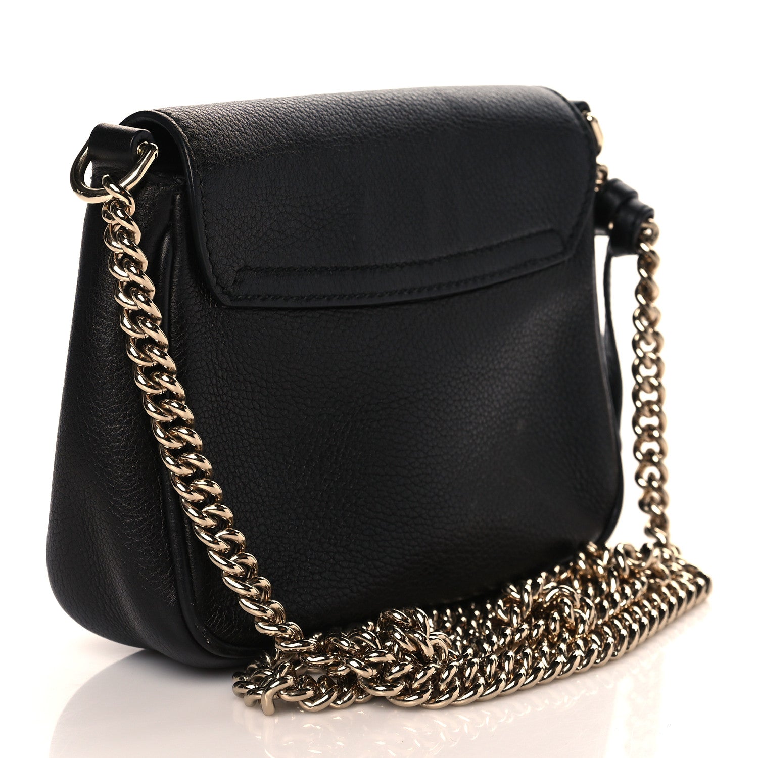 Gucci Pebbled Calfskin Small Soho Flap Crossbody Black 3 of 11