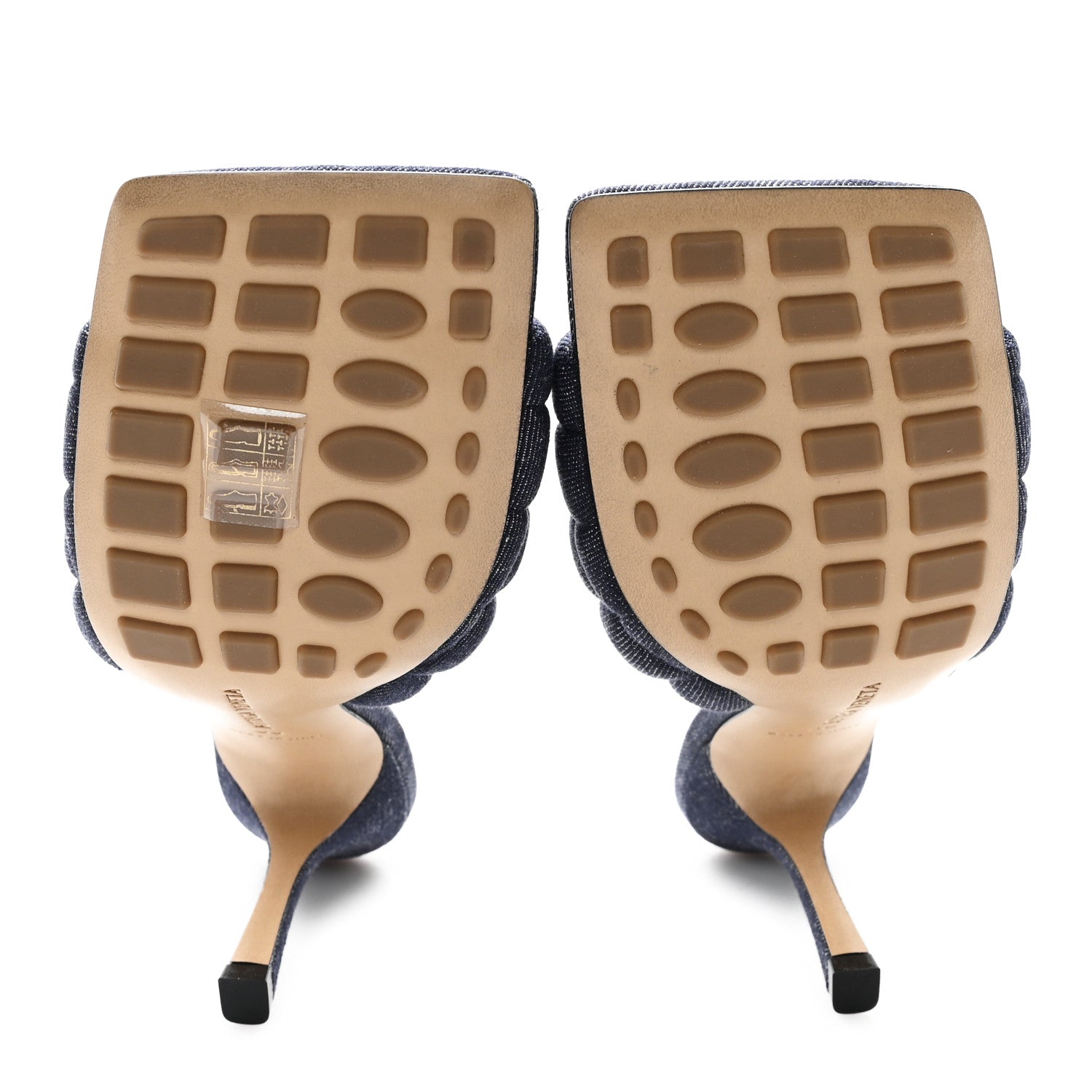 Bottega Veneta Denim Matelasse Padded Mule Sandals 39 Indigo 6 of 9