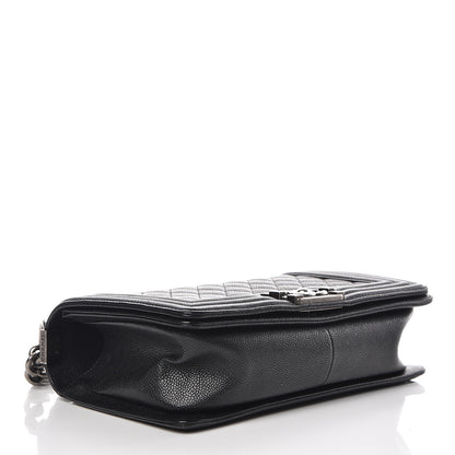 Chanel Caviar Quilted Medium Boy Flap Black 4 of 10
