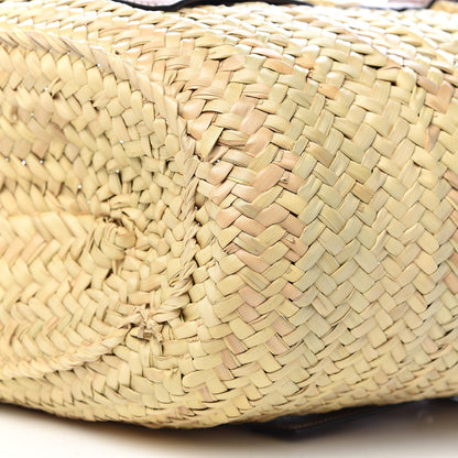 Loewe Raffia Basket Tote Bag Natural Tan 10 of 11