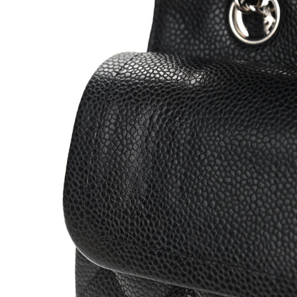 Chanel Caviar Quilted Medium Double Flap Black 9 of 11