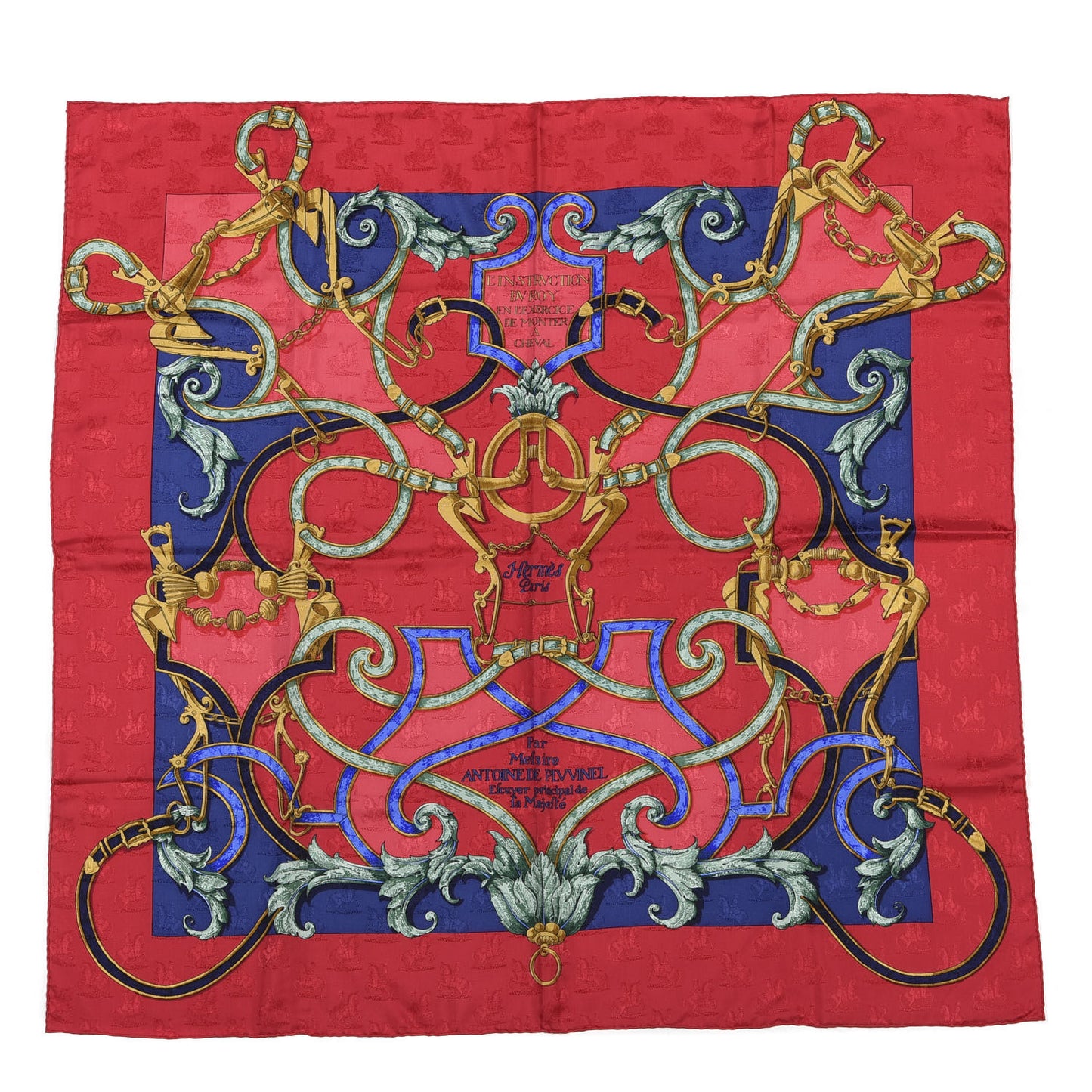 Silk L'Instruction Du Roy Scarf 90