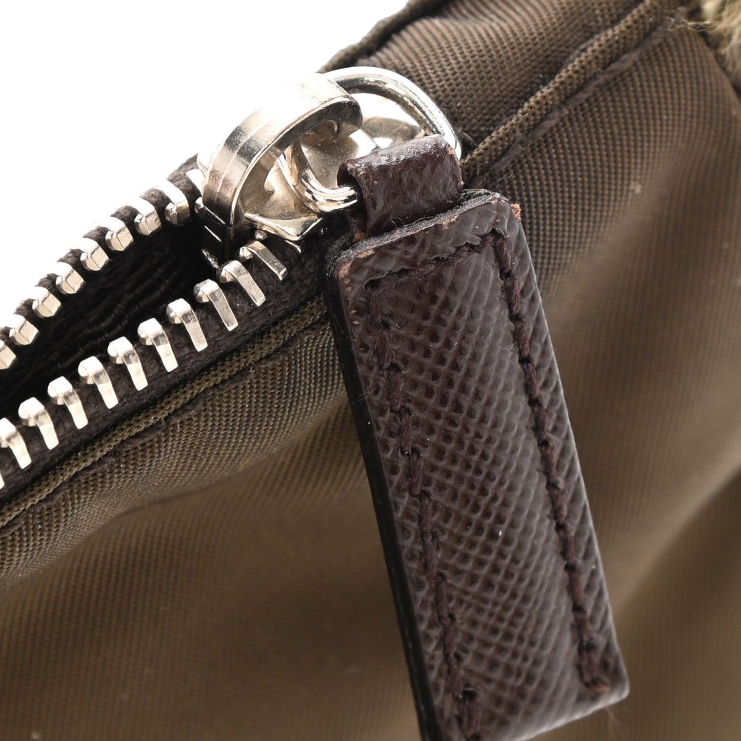 Tessuto Nylon Shoulder Bag Brown