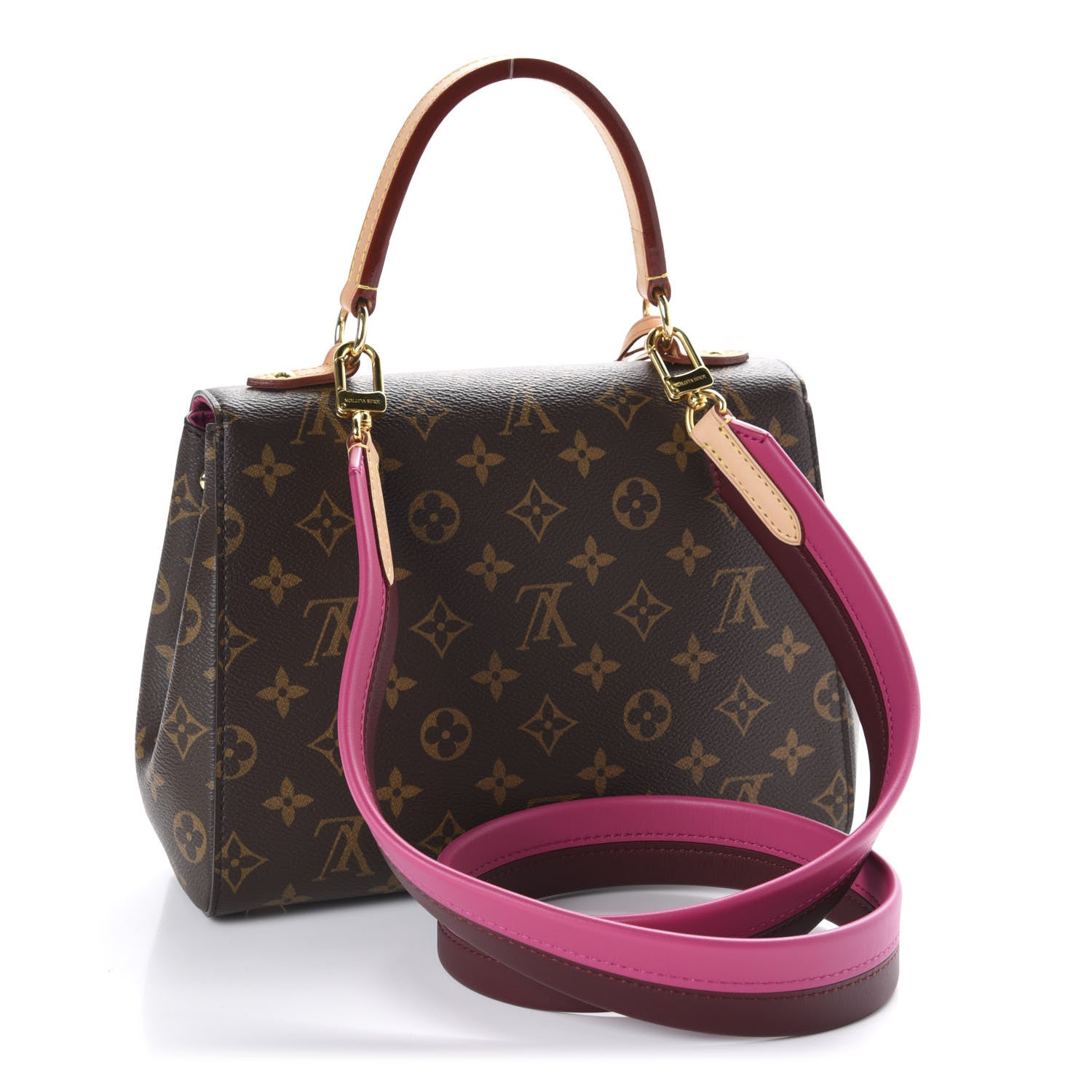 Louis Vuitton Monogram Cluny BB Bordeaux Fuchsia 3 of 10