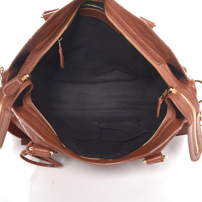 Balenciaga Agneau Giant 12 Gold Hardware City Marron Cognac 5 of 7
