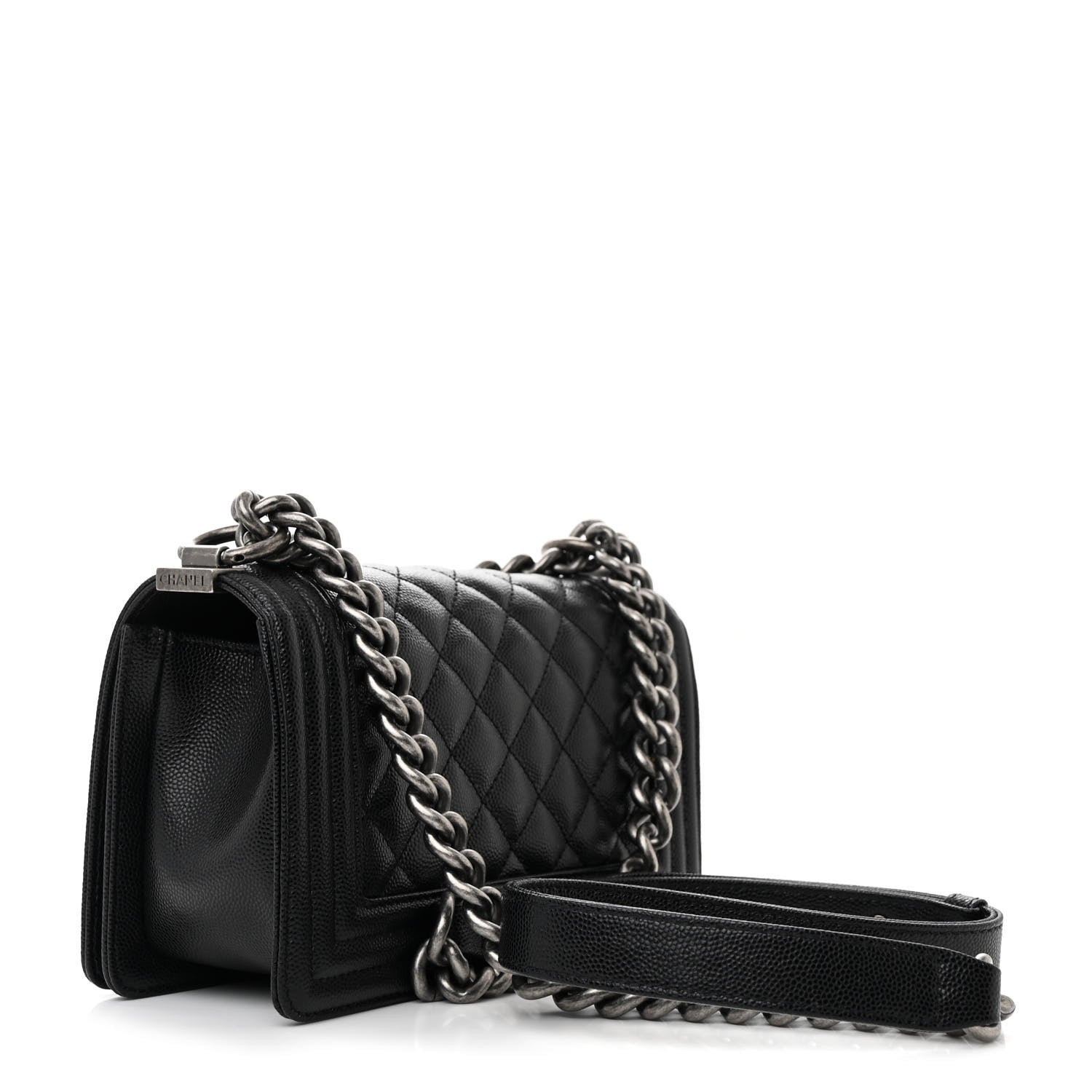 Chanel Caviar Quilted Small Boy Flap Black 3 of 10