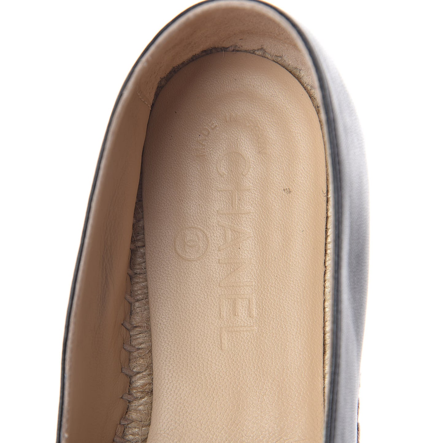 Lambskin CC Espadrilles 39 Black