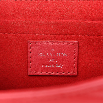 Louis Vuitton Calfskin New Wave Chain PM Ecarlate 5 of 16