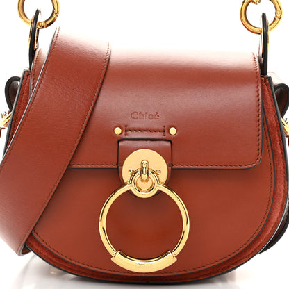 Chloe Calfskin Small Tess Bag Sepia Brown 7 of 9