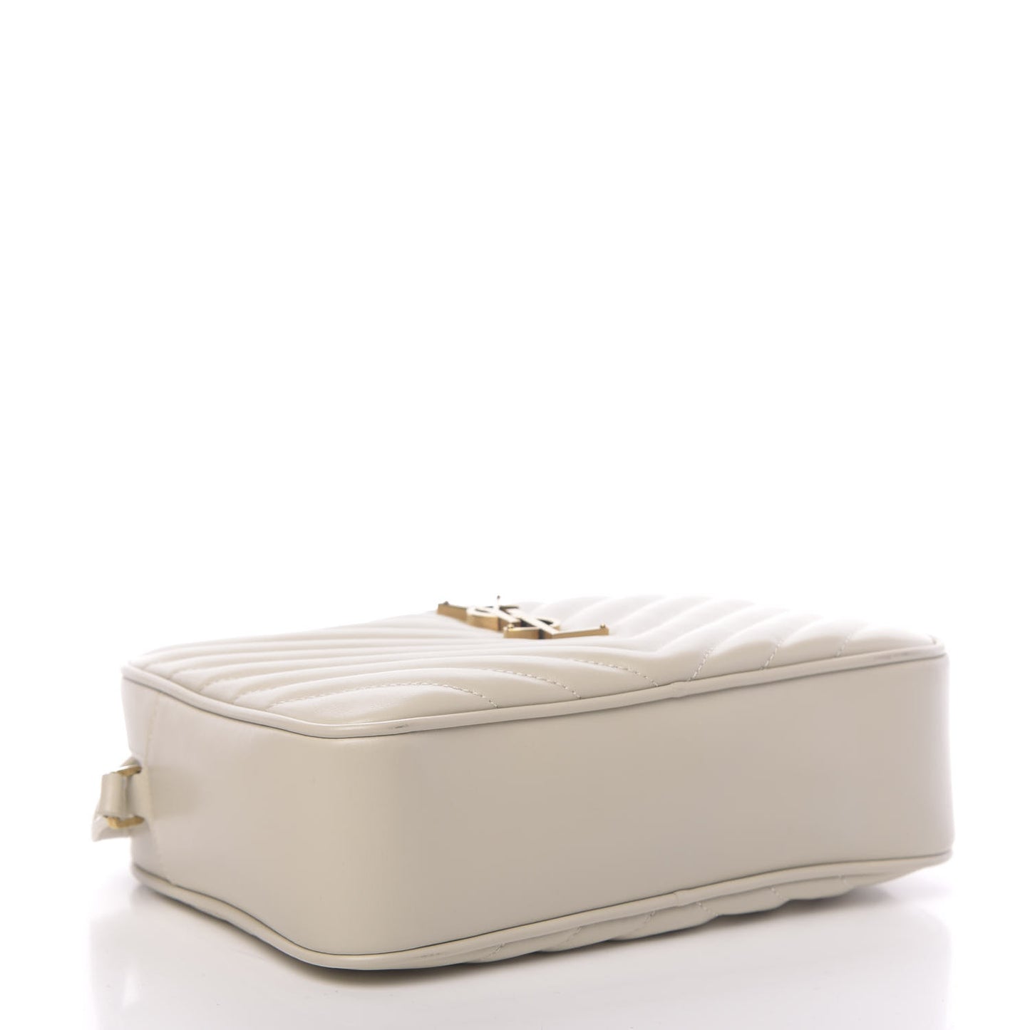 Calfskin Matelasse Monogram Lou Camera Bag Crema Soft