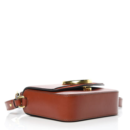 Chloe Shiny Calfskin Suede Mini C Bag Sepia Brown 4 of 10