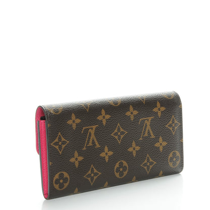 Louis Vuitton Monogram Emilie Wallet Hot Pink 3 of 8