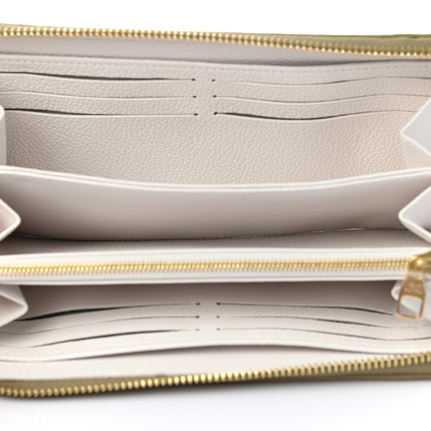 Louis Vuitton Empreinte Monogram Spring in the City Zippy Wallet Kaki Beige Cream 4 of 6