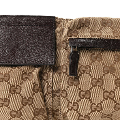 Gucci Monogram Web Belt Bag Dark Brown 8 of 10