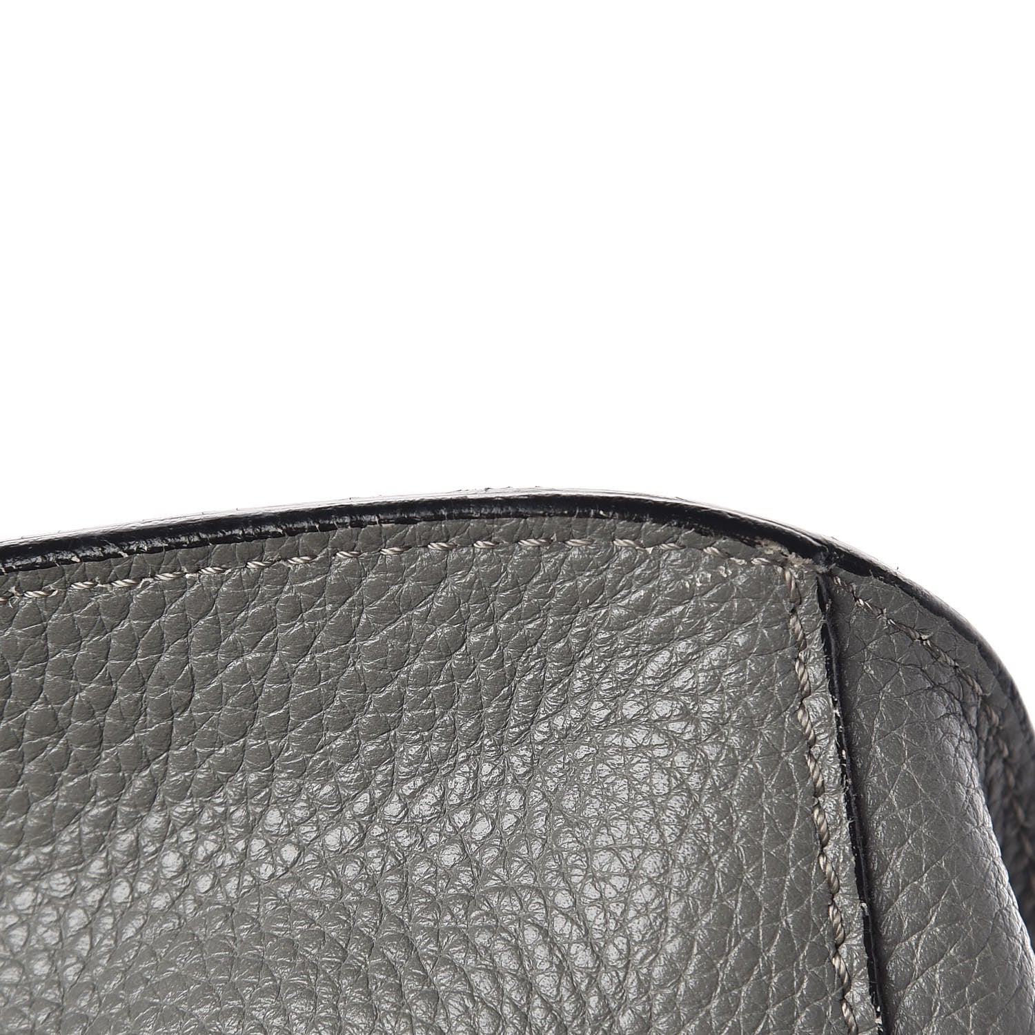 Alexander McQueen Pebbled Calfskin Large Skull Padlock Zip Around Tote Dark Grey 26 of 27