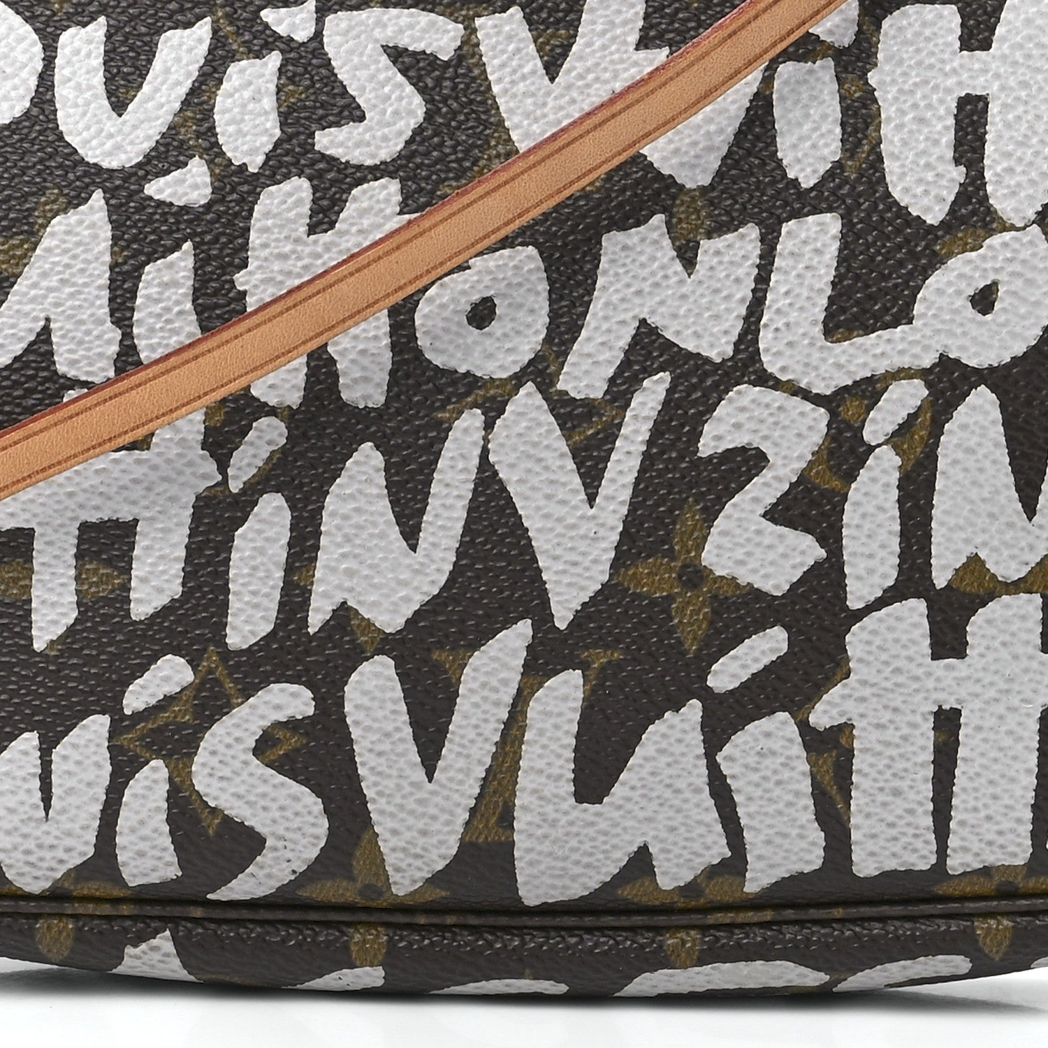 Louis Vuitton Monogram Graffiti Pochette Accessories Silver 8 of 11