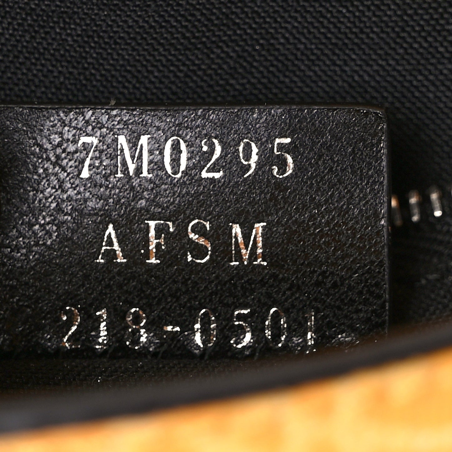 X SARAH COLEMAN Glazed Fabric Enamel Small FF Vertigo Baguette Belt Pouch Mimosa