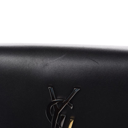 Saint Laurent Smooth Calfskin Small Deconstructed Monogram Kate Satchel Black 12 of 13