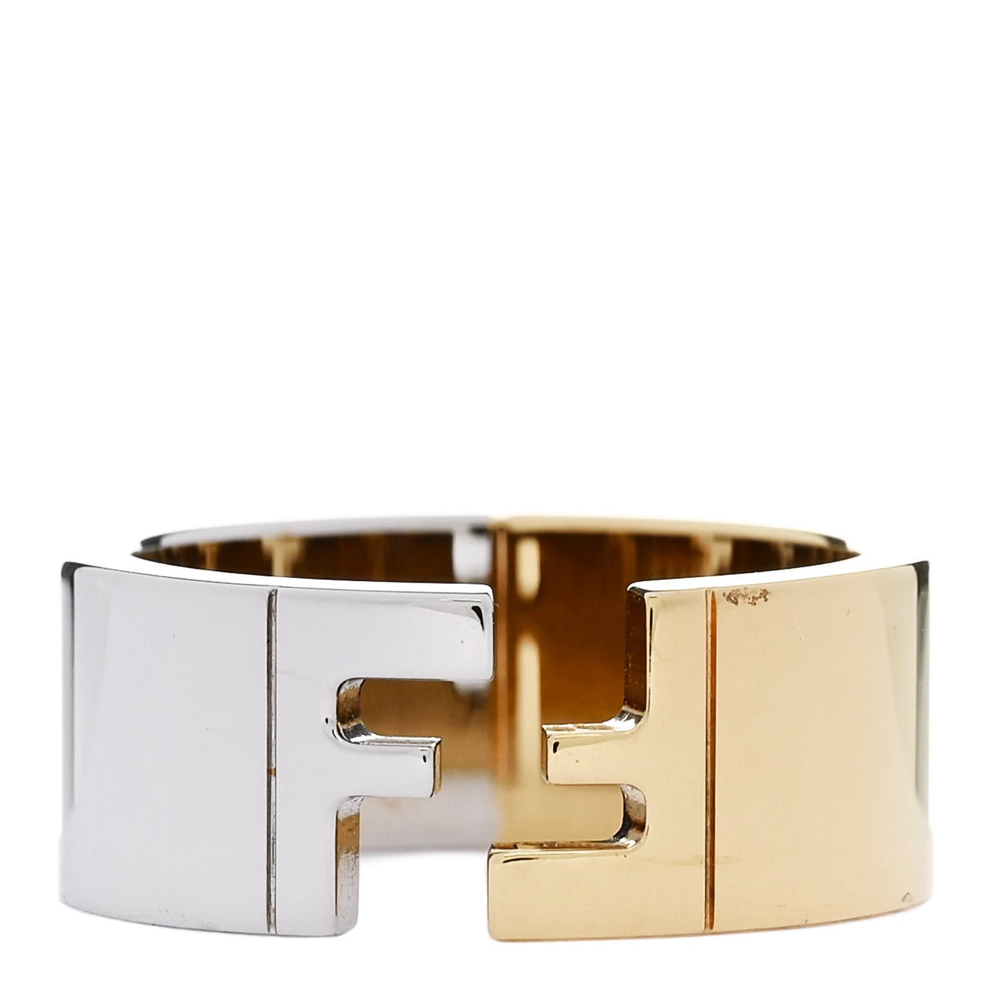 Metal FF Ring S 59 8.75 Gold Silver