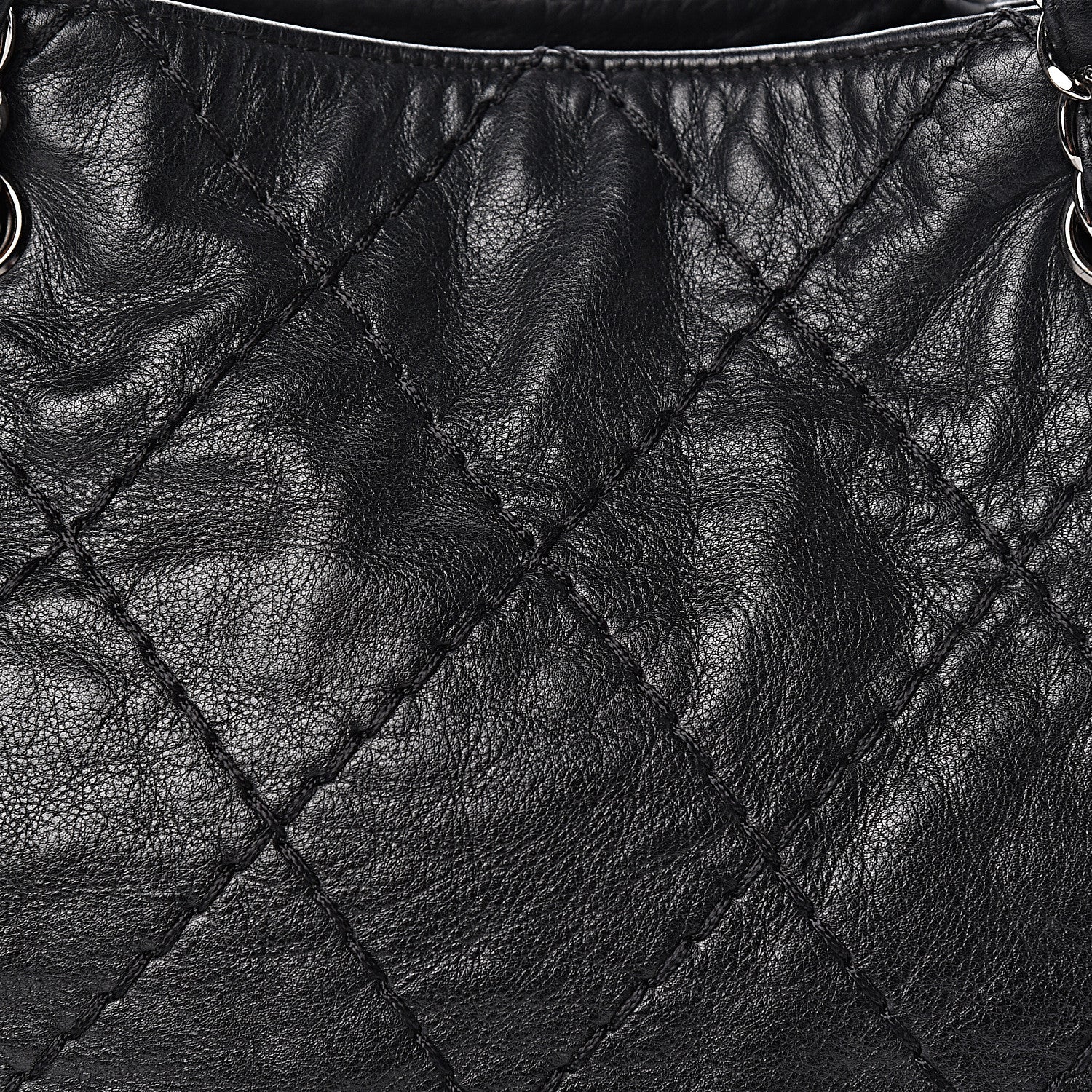 Chanel Lambskin Expandable Tote Black 10 of 10