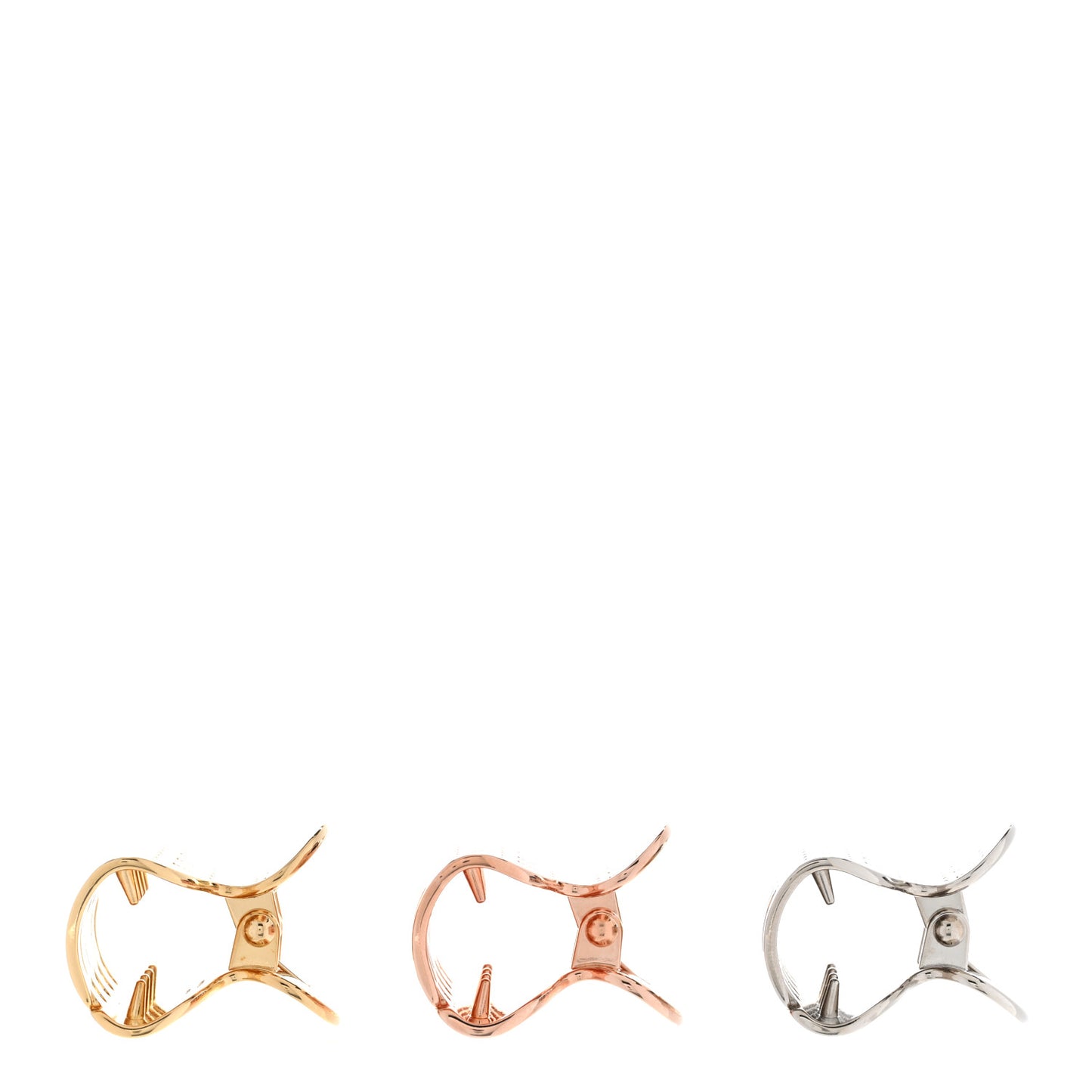 Metallic Nanogram Hair Accessories Gold Rose Gold Silver