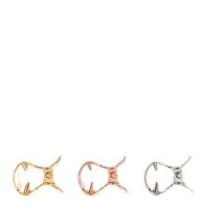Louis Vuitton Metallic Nanogram Hair Accessories Gold Rose Gold Silver 3 of 6
