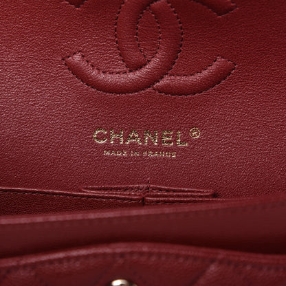 Chanel Caviar Quilted Small Double Flap Dark Red 8 of 10