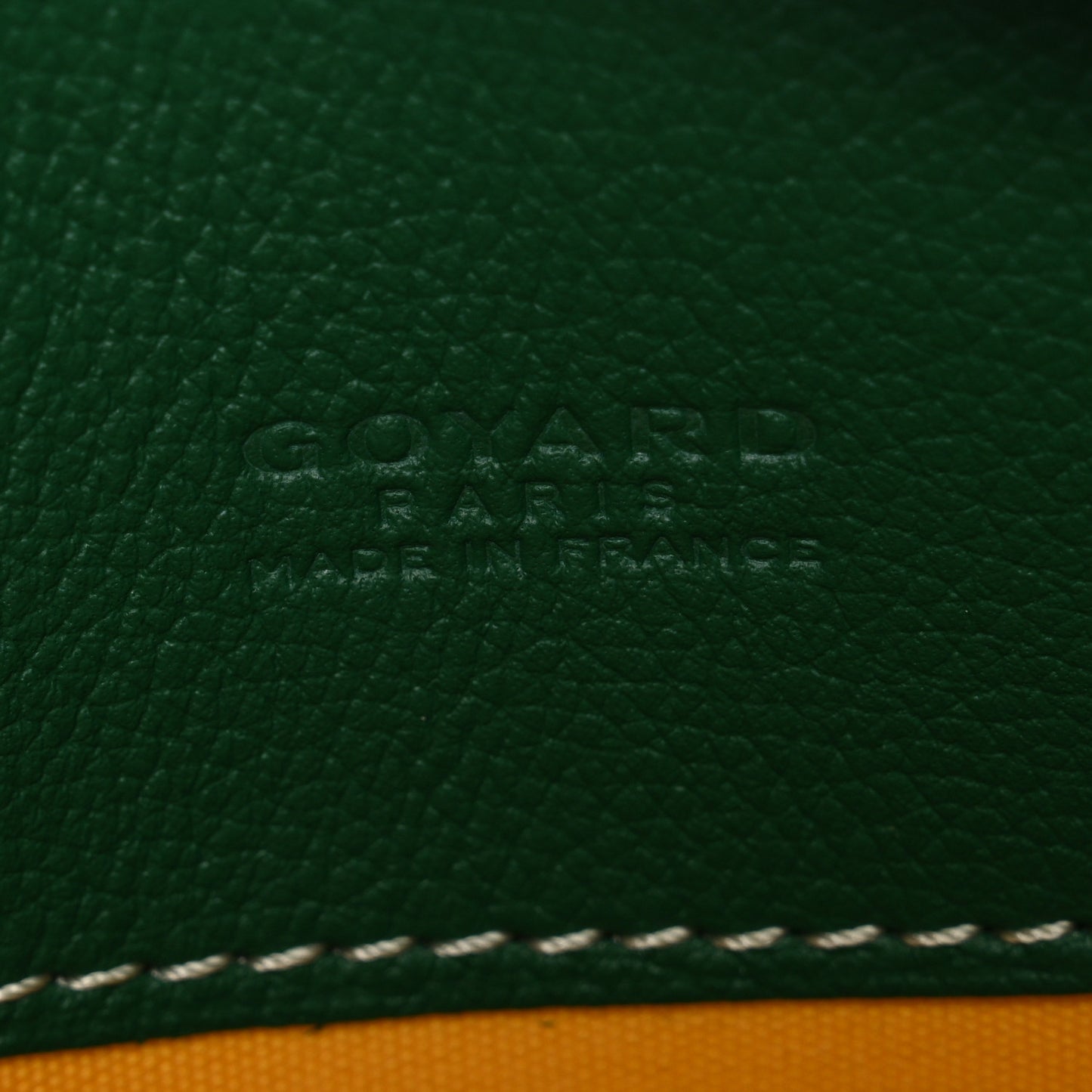 Goyardine Hirondelle Bag Green
