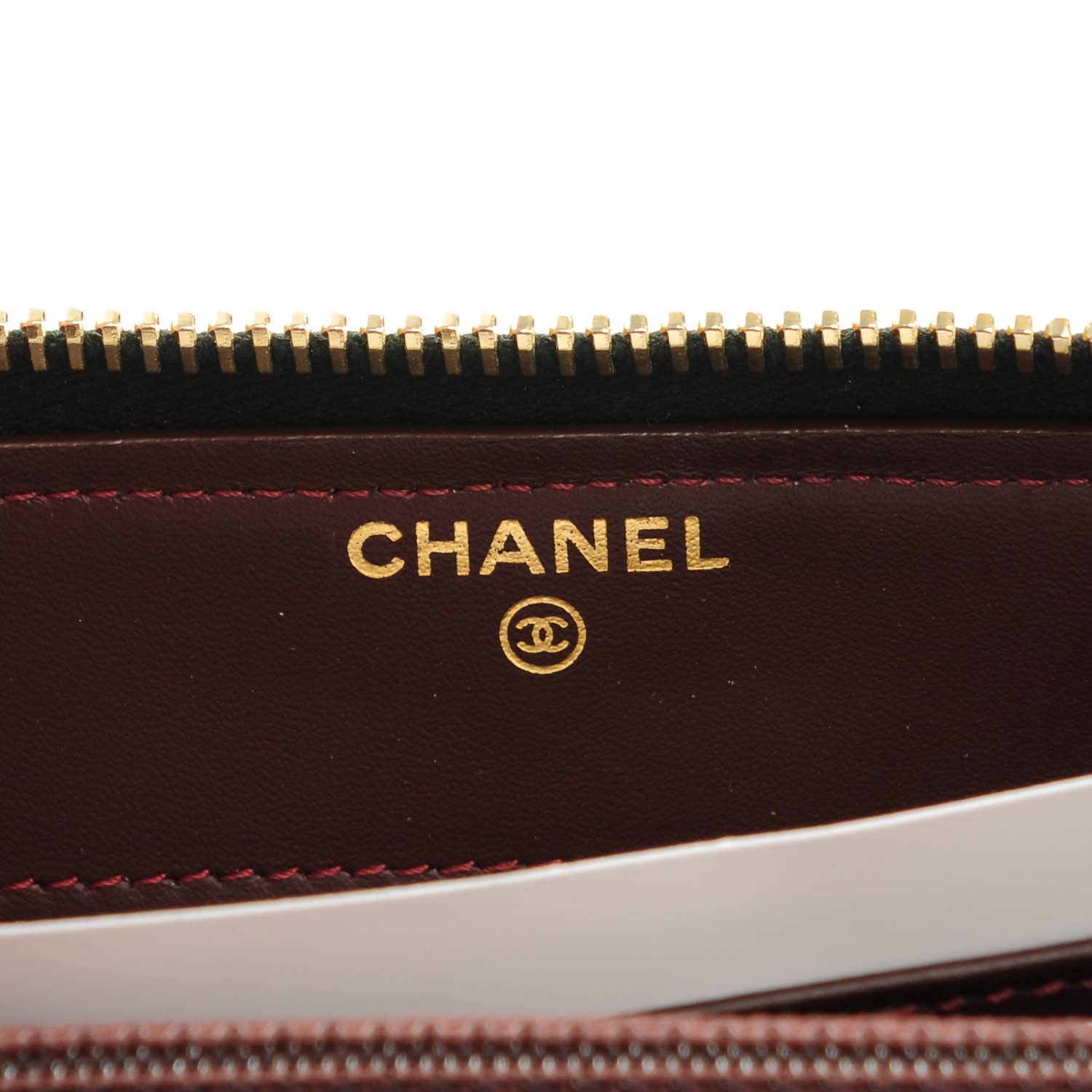 Chanel Caviar Quilted Large Gusset Zip Around Wallet Black 7 of 8