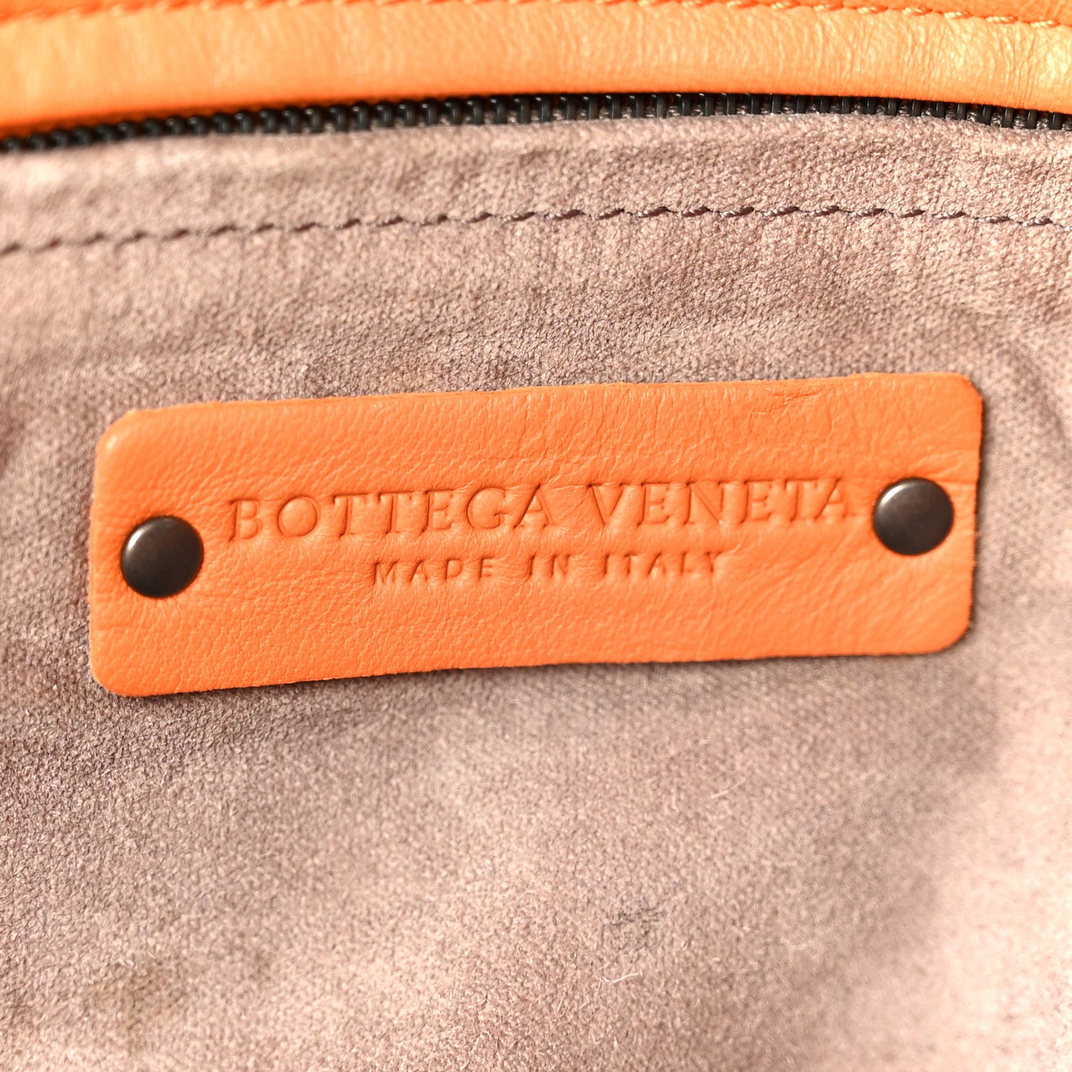 Bottega Veneta Nappa Intrecciato Bella Tote Orange 1884905