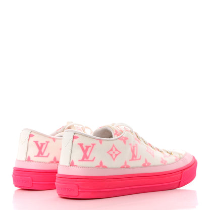 Louis Vuitton Technical Fabric Monogram Stellar Sneakers 38.5 Rose Pop 4 of 8