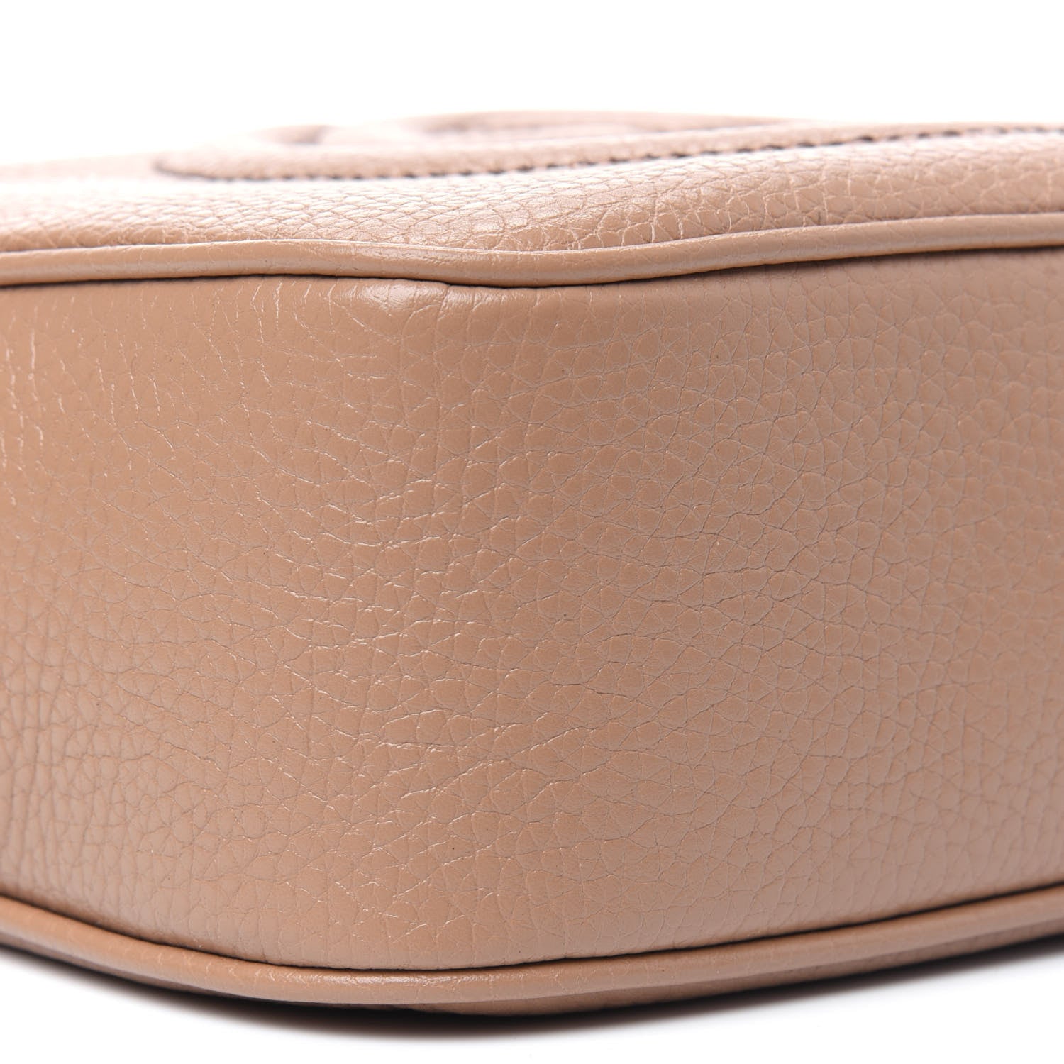 Gucci Pebbled Calfskin Small Soho Disco Bag Camelia 9 of 14