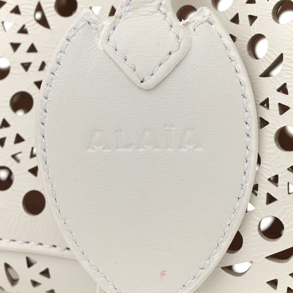 Alaia Lux Calfskin Vienne Rose-Marie 19 Bag White 6 of 11