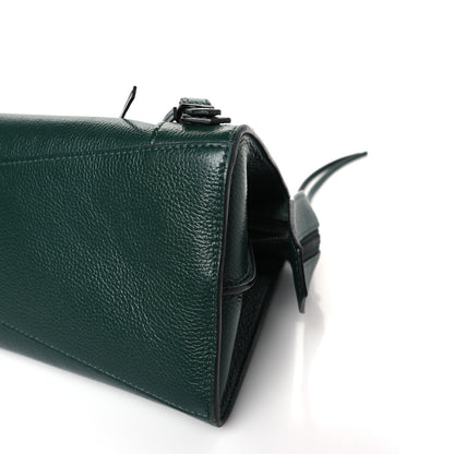 Balenciaga Grained Calfskin Neo Classic Matte Black Hardware S City Forest Green 9 of 11