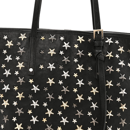 Jimmy Choo Calfskin Star Studded Tote Black 8 of 12