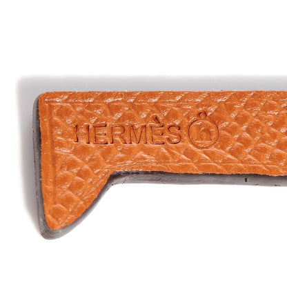Hermes Epsom Togo Petit H Bag Charm Horse GM 4 of 4