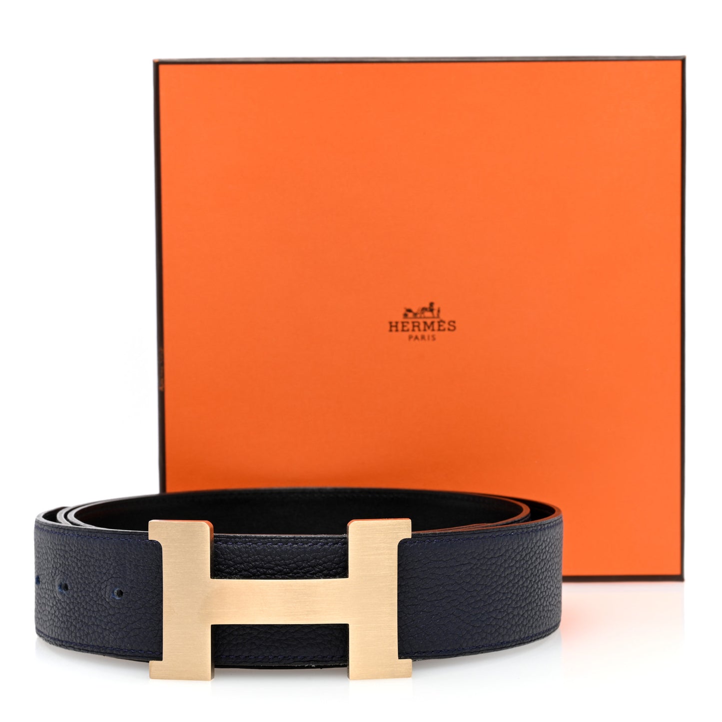 Box Togo 38mm Constance H Belt 110 44 Black Bleu Saphir