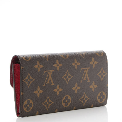 Louis Vuitton Monogram Emilie Wallet Fuchsia 3 of 7