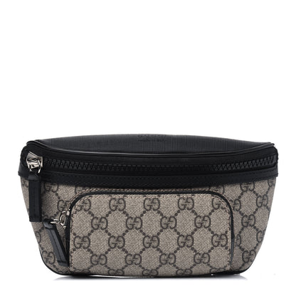 Gucci GG Supreme Monogram Belt Bag Black 1 of 4
